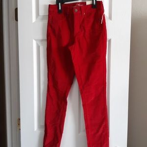 New Universal Thread red velvet pants